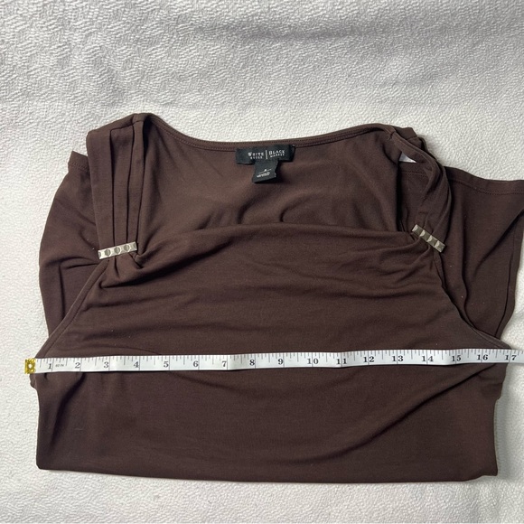 White House Black Market Brown Drape Tank - Picture 5 of 6